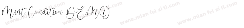 Mint Condition DEMO字体转换